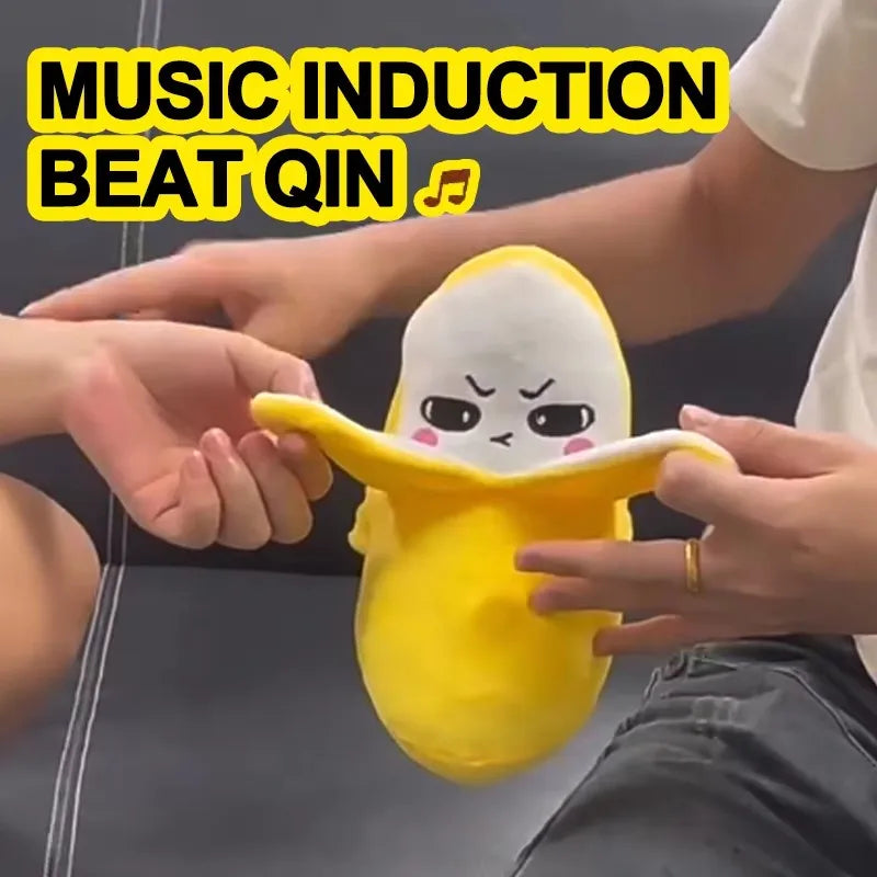 Kids Banana Fruit Induction Beat Toy Creative Music Dolls