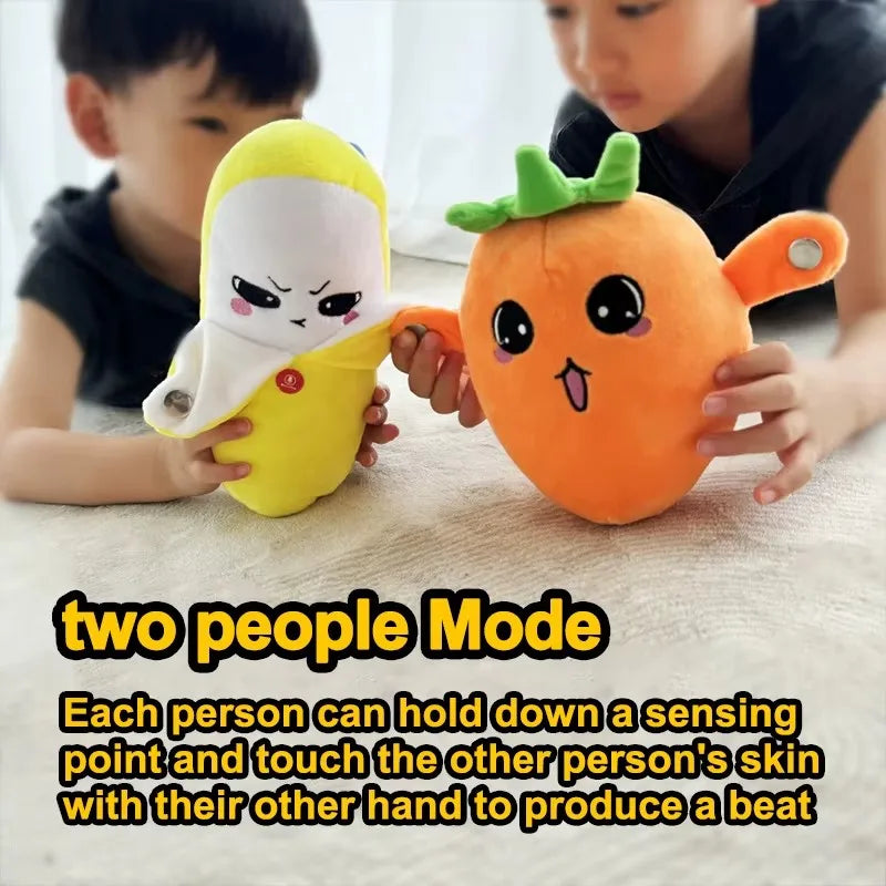 Kids Banana Fruit Induction Beat Toy Creative Music Dolls