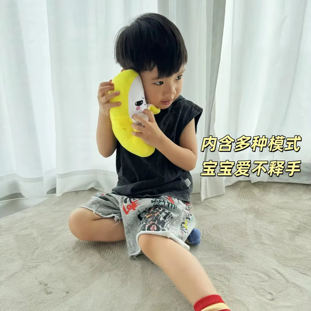 Kids Banana Fruit Induction Beat Toy Creative Music Dolls