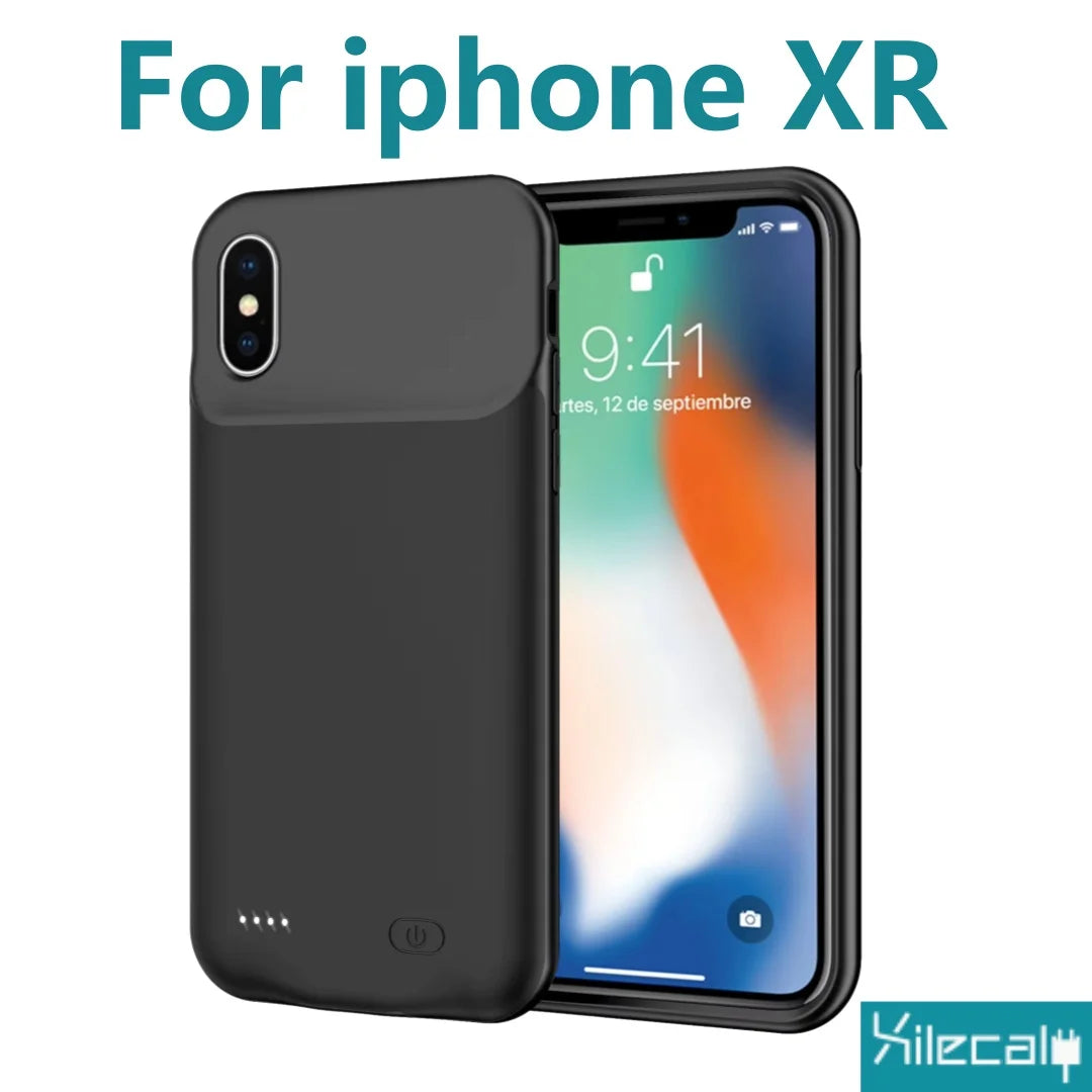 Portable Battery Case for iPhone 17 16 Pro Max 15Pro 13 14 12 mini Charging Case Battery Pack For iphone 7 8 6s SE 2 3